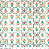 Cook Book Luncheon C11755-Seaglass by Lori Holt for Riley Blake Sold in 1/2 yard increments