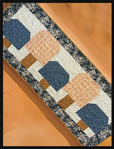 Family Fun-gi Quilt Pattern Card by Tricia Lynn Maloney Orphan Quilt Designs for Villa Rosa Designs finished size 17" x 45"