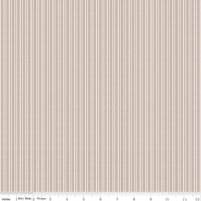 Prim Ticking Pewter C9707-Pewter by Lori Holt for Riley Blake Designs Sold in 1/2 yard increments continuously