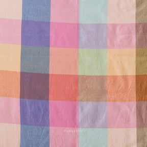 Swedish Holiday Midsommar Plaid Woven Yardage SWH-101-MIDSOMMAR by The House That Lars Built for Fableism Sold in half yard increments