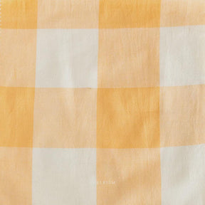 Swedish Holiday Goldenrod Plaid Woven Yardage SWH-101-Goldenrod by The House That Lars Built for Fableism Sold in half yard increments