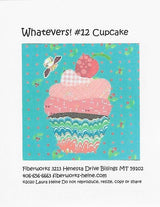 Whatevers! #12 Cupcake Pattern by Laura Heine Pattern makes collage quilt that measures 8 x 8