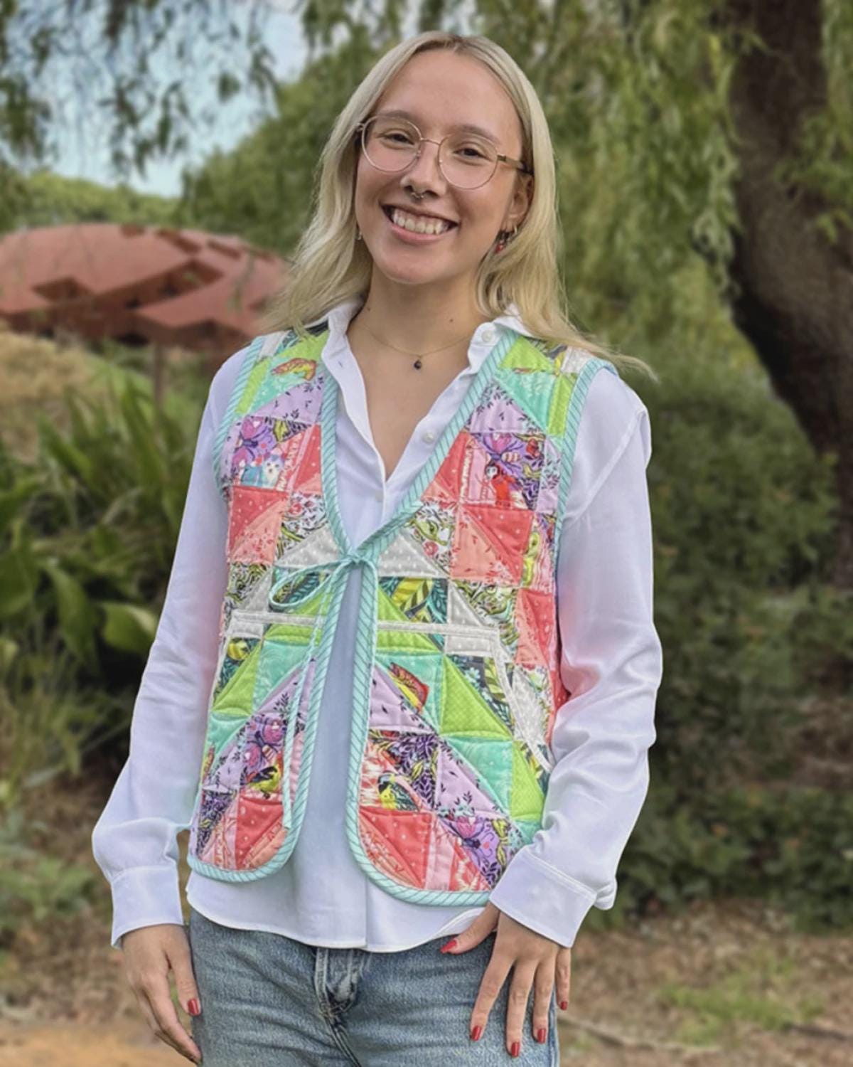 Britney Vest Pattern - MM197L by Melly and Me 3 variations Sizes XS-XXXXL