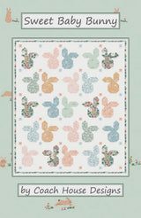 Sweet Baby Bunny Quilt Pattern by Barbara Cherniwchan for Coach House Designs CHD-2521 38" x 48"