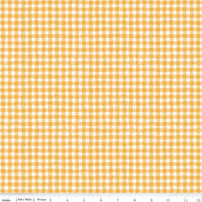 a repeating pattern of a yellow and white checkered or gingham-like design.