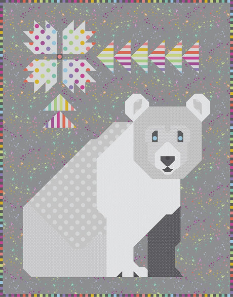 Bear-Wildered Quilt Pattern AEBW0325 Booklet by Art East Quilting Co AEMC1123