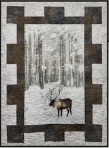Jerky Quilt Pattern Card by Heidi Cook for Villa Rosa Designs finished size 43" x 60"