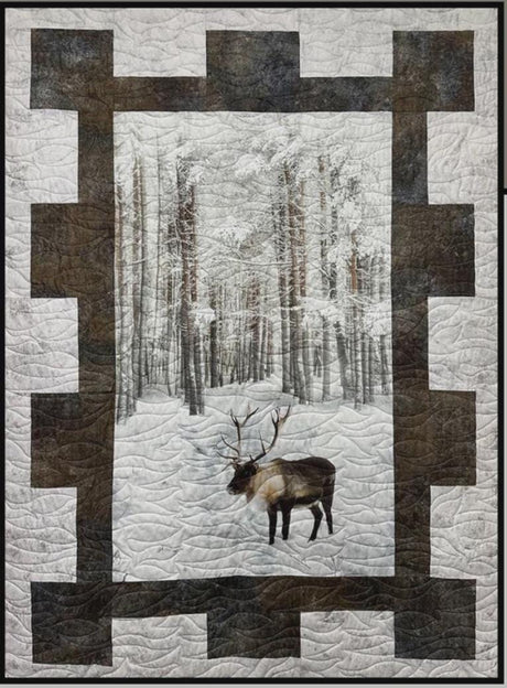 Jerky Quilt Pattern Card by Heidi Cook for Villa Rosa Designs finished size 43" x 60"