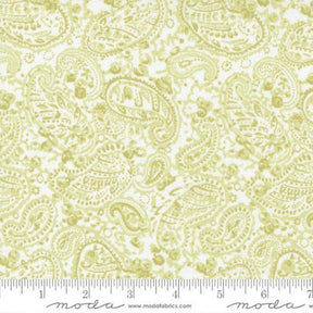 The Shores Paisley in Sprout 18742 25 by Brenda Riddle Designs for Moda Fabrics Sold in 1/2 Yard Increments