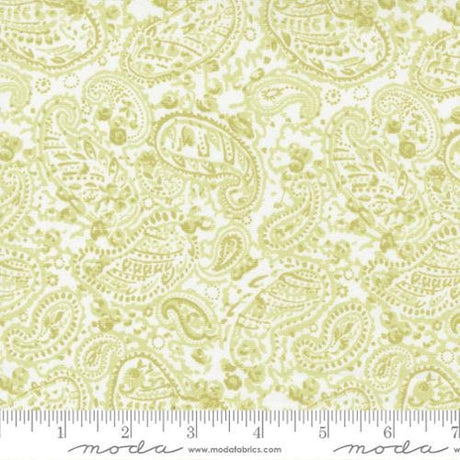 The Shores Paisley in Sprout 18742 25 by Brenda Riddle Designs for Moda Fabrics Sold in 1/2 Yard Increments
