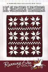 Lil' Sweater Weather Paper Mini Quilt Pattern by Running Doe for Villa Rosa Designs 16" x 19"