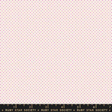 The image is a repeating pattern of pink dots on a light pink background.