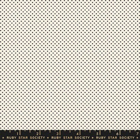 The image is a repeating pattern of small black dots on a cream-colored background.
