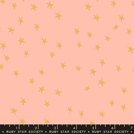 Starry New Peach by Alexia Abegg RS4109-68 for Ruby Star Society Sold in 1/2 yard increments