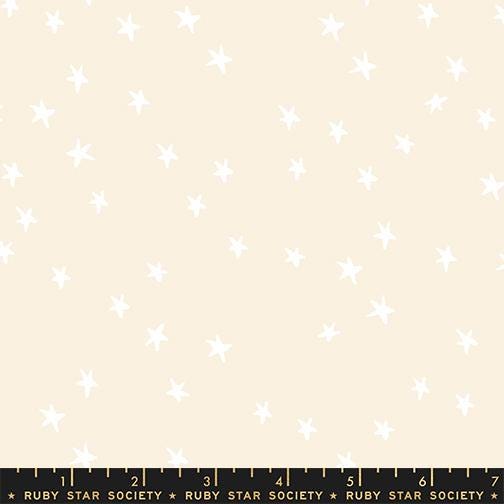 Starry New White on Natural by Alexia Abegg RS4109-65 for Ruby Star Society Sold in 1/2 yard increments