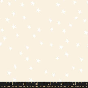 Starry New White on Natural by Alexia Abegg RS4109-65 for Ruby Star Society Sold in 1/2 yard increments