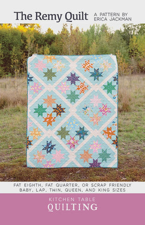 The Remy Quilt Pattern KTQ187 by Kitchen Table Quilting (baby, lap and twin, queen and king sizes)