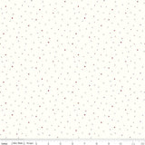 Riley Blake Dapple Dot on White Barn Red by RBD Designers C645-Barn Red