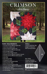 Crimson Christmas KM 10036 The Quilted Life - PAPER PATTERN-only By Krista Moser