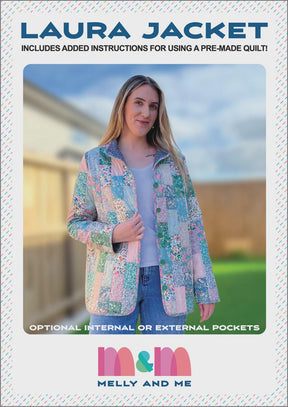 Laura Jacket Pattern - MM188 by Melly and Me Sizes XS-XXL
