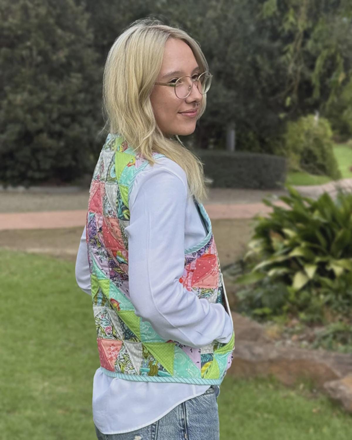 Britney Vest Pattern - MM197L by Melly and Me 3 variations Sizes XS-XXXXL