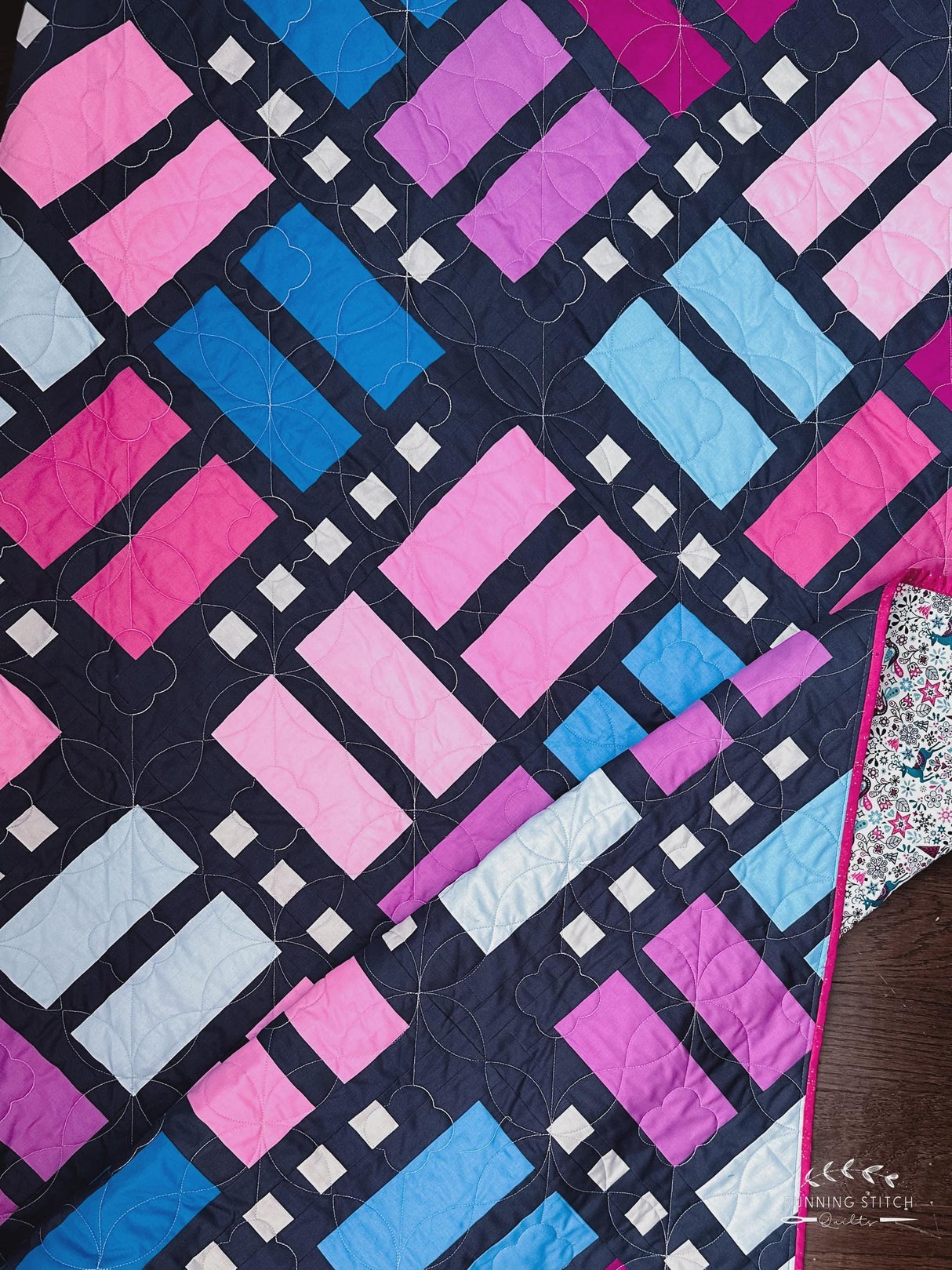 Weavers Cottage Quilt Pattern by Running Stitch Quilts Includes 3 sizes