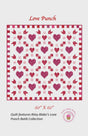 Love Punch Quilt Pattern by Pastry Shop Quilts PSQ165-LOVEPUNCH 60" x 60"