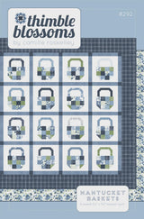 Nantucket Baskets Quilt Pattern by Thimble Blossoms TBL292 size - 52” x 52” Printed Pattern ONLY