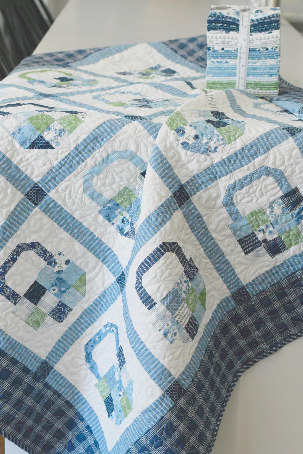 Nantucket Baskets Quilt Pattern by Thimble Blossoms TBL292 size - 52” x 52” Printed Pattern ONLY