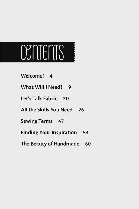 Sewing for Beginners Handy Pocket Guide 20480CT