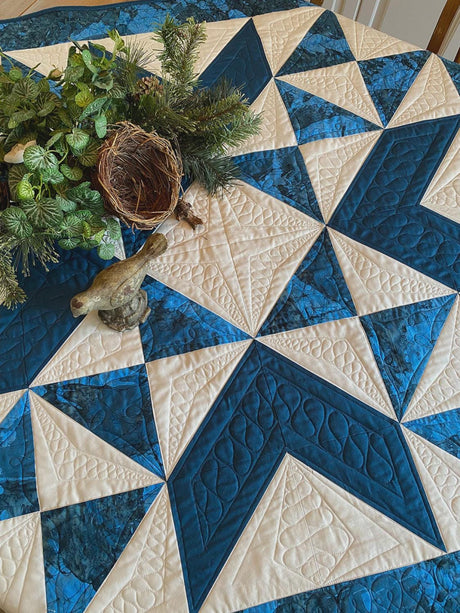 3YD Echo Quilt Printed Pattern by Material Girlfriends MG71 42" x 42"