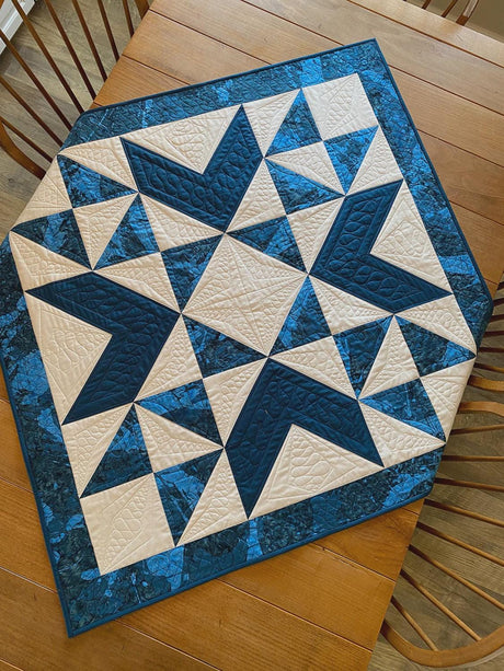 3YD Echo Quilt Printed Pattern by Material Girlfriends MG71 42" x 42"