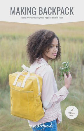 Making Backpack Pattern AG543 From Noodlehead By Anna Graham 2 sizes