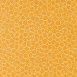 a repeating pattern of overlapping circles in various shades of yellow, creating a visually striking and textured design.