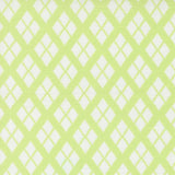 a repeating pattern of white diamond shapes arranged diagonally across a light green background.
