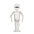 Frank and Friends 35 1/2" x 43 1/2" Mummy Panel