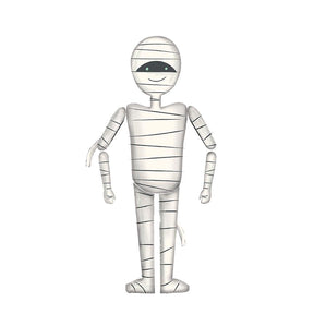 Frank and Friends 35 1/2" x 43 1/2" Mummy Panel