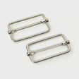 Sallie Tomato Slider Buckle 2 count size 1 1/2" Nickel STS127ST