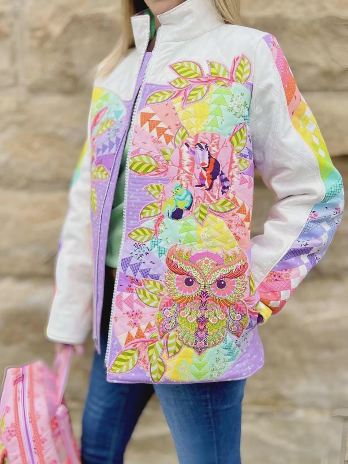 Bella Arcs and Beauties - FPP Expansion Pack (for Bella Quilted Coat) PBA QE102 Sewing Pattern by Annie
