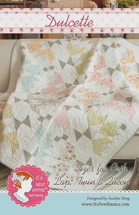 Dulcette Printed Quilt Pattern By It's Sew Emma ISE-152 by It's Sew Emma available in 4 sizes
