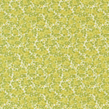 The image is a repeating pattern of yellow flowers on a white background.