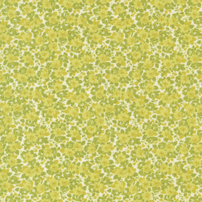 The image is a repeating pattern of yellow flowers on a white background.