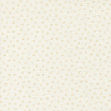 a repeating pattern of small yellow flowers or leaves on a light-colored background.