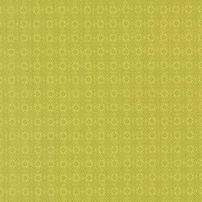 a repeating pattern of green and yellow diamond shapes, creating a visually striking and symmetrical design.