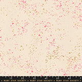 Speckled Metallic Neon Pink Yardage RS5027-16M by Rashida Coleman-Hale Sold in 1/2 yard increments cut continuously