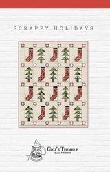 Scrappy Holidays Stars Quilt Pattern By Gigi's Thimble by Amber Johnson GGT762 Pattern Only