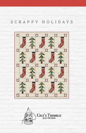 Scrappy Holidays Stars Quilt Pattern By Gigi's Thimble by Amber Johnson GGT762 Pattern Only