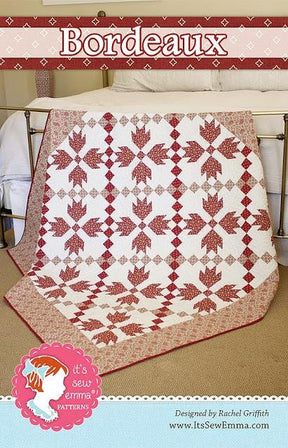 Bordeaux Printed Quilt Pattern By It's Sew Emma ISE-135 by It's Sew Emma 67" x 67"