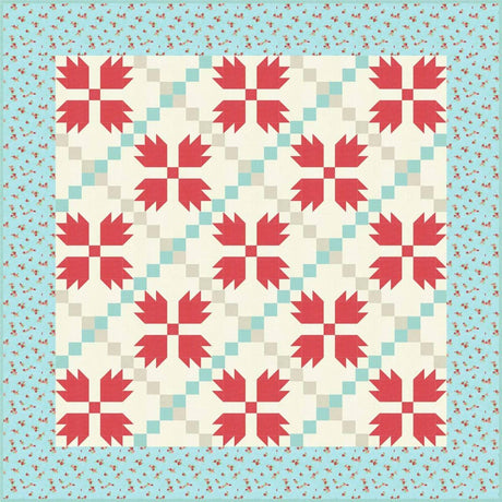 Bordeaux Printed Quilt Pattern By It's Sew Emma ISE-135 by It's Sew Emma 67" x 67"
