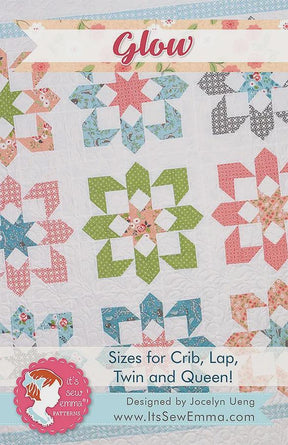 Glow Printed Quilt Pattern By It's Sew Emma ISE-194 by It's Sew Emma available in 4 sizes